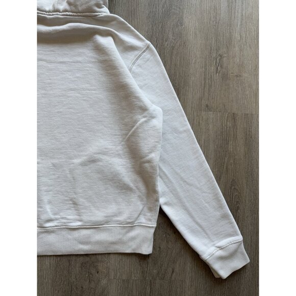 Polo Ralph Lauren Athletic White Hoodie Vintage Style Sweater Medium Rare Hype - Picture 12 of 16